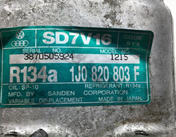 Air Conditioning Compressor VW Golf IV (1J1)