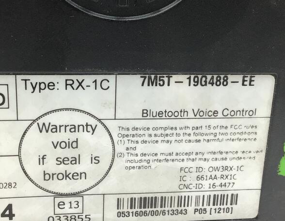 355712 Steuergerät Bluetooth FORD C-Max 7M5T-19G488-EE