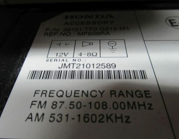 CD-Radio HONDA Jazz III (GE, GG, GP, ZA)