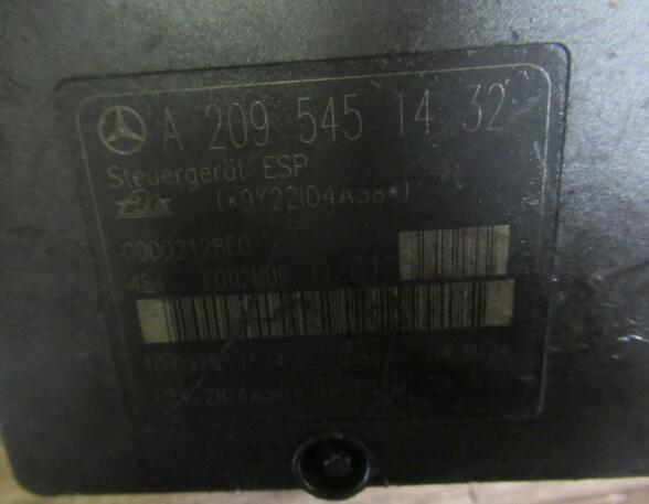 Regeleenheid ABS MERCEDES-BENZ C-Klasse (W203)