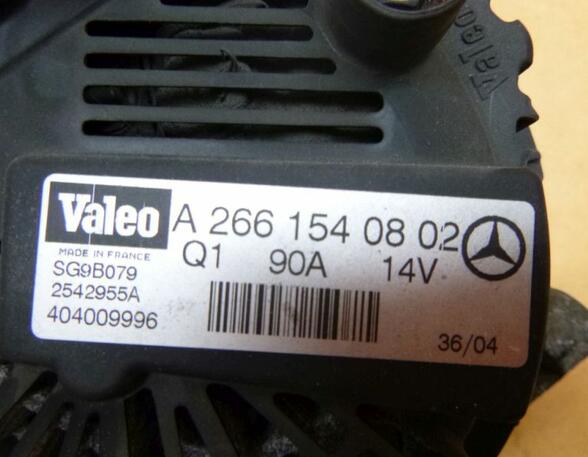 Dynamo (Alternator) MERCEDES-BENZ A-Klasse (W169)