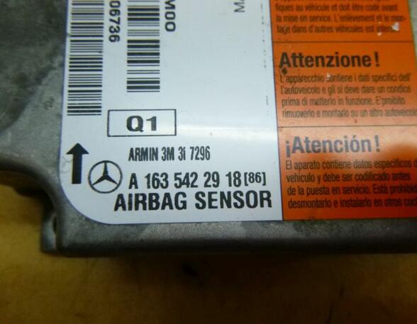 Airbag Control Unit MERCEDES-BENZ M-Klasse (W163)