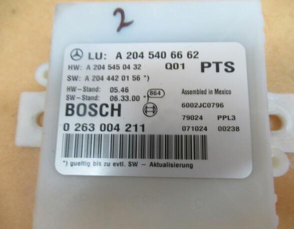 Parking Aid Control Unit MERCEDES-BENZ C-Klasse (W204)