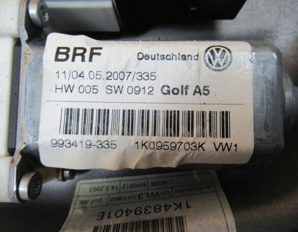 Raambedieningsmechanisme VW GOLF V (1K1)