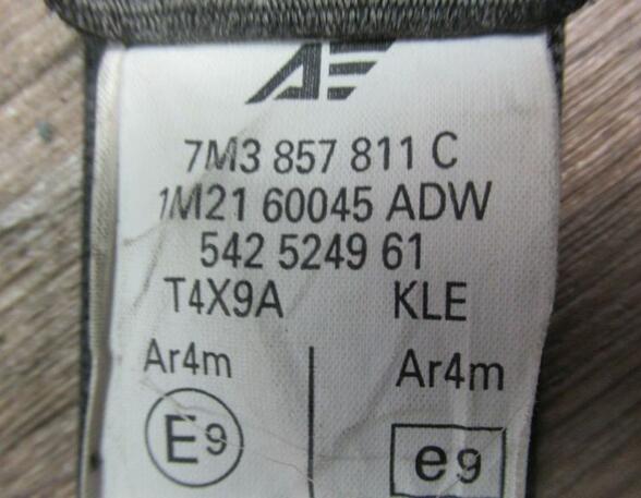 Safety Belts VW Sharan (7M6, 7M8, 7M9)