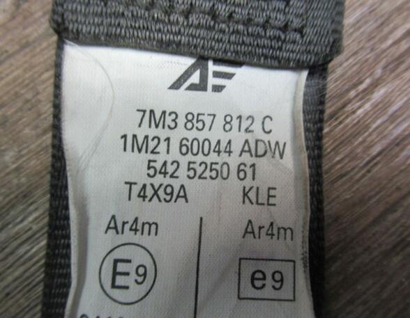 Safety Belts VW Sharan (7M6, 7M8, 7M9)