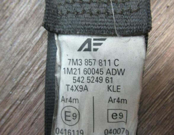 Safety Belts FORD Galaxy (WGR)