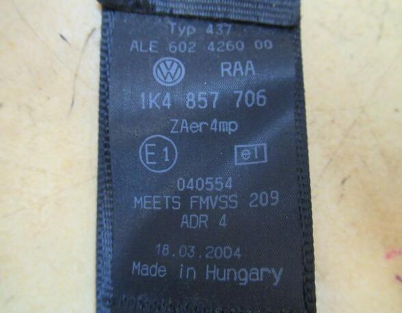 Safety Belts VW Golf V (1K1)