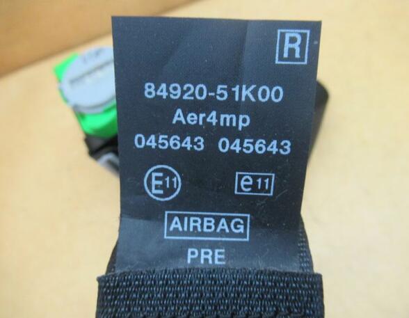 Safety Belts OPEL Agila (B) (B H08)