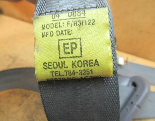 Safety Belts HYUNDAI Getz (TB)