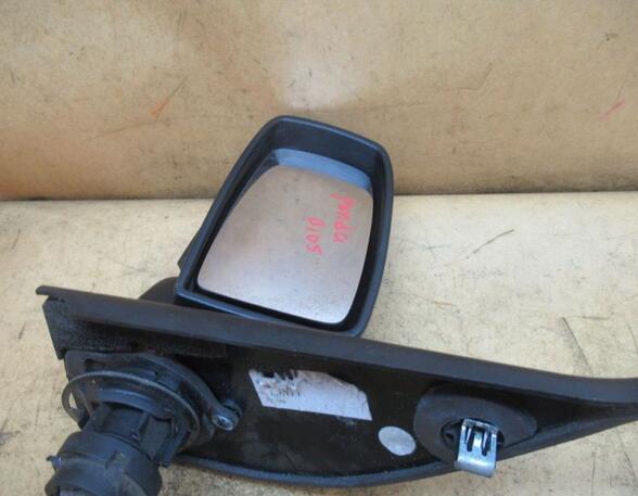 Außenspiegel links Nr1/1 schwarz-matt FIAT PANDA (169) 1.1 40 KW