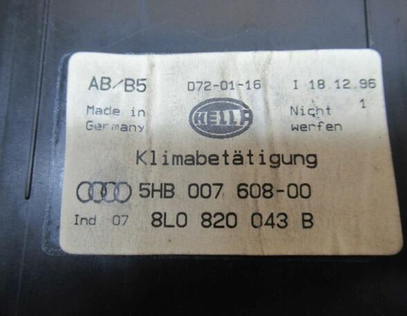 Air Conditioning Control Unit AUDI A3 (8L1)