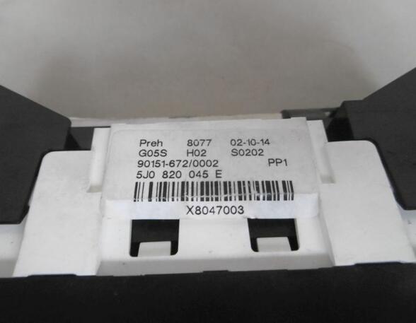 Air Conditioning Control Unit SKODA Fabia III Kombi (NJ5)