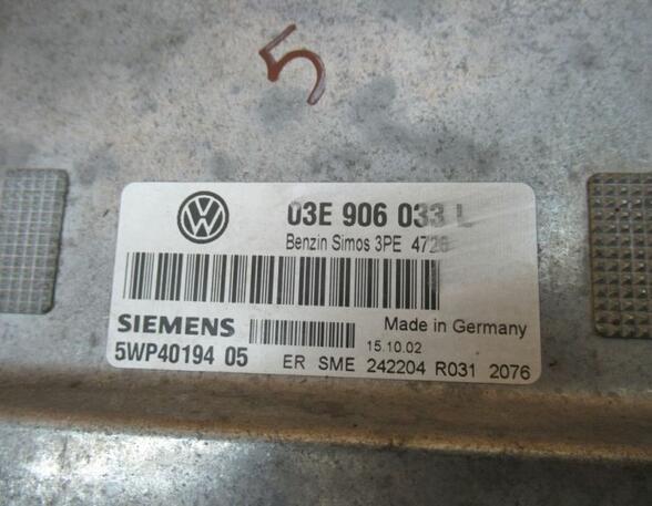 Regeleenheid motoregeling VW Polo (9N)