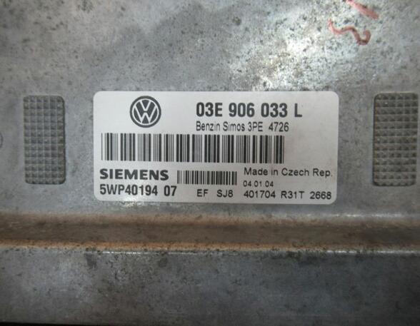 Engine Management Control Unit VW Polo (9N)