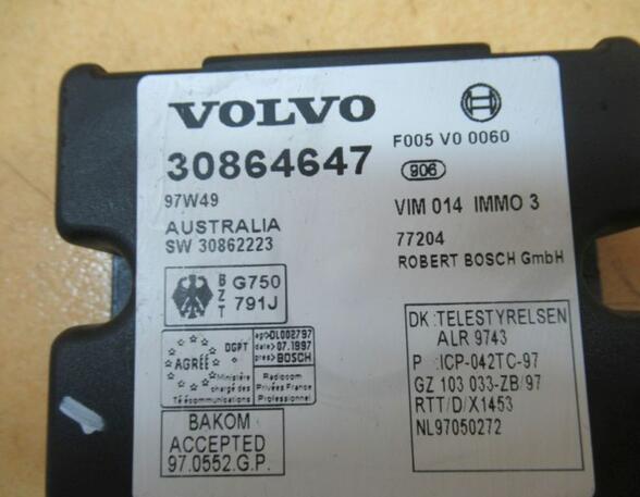 Central Locking System Control Unit VOLVO V40 Kombi (VW)