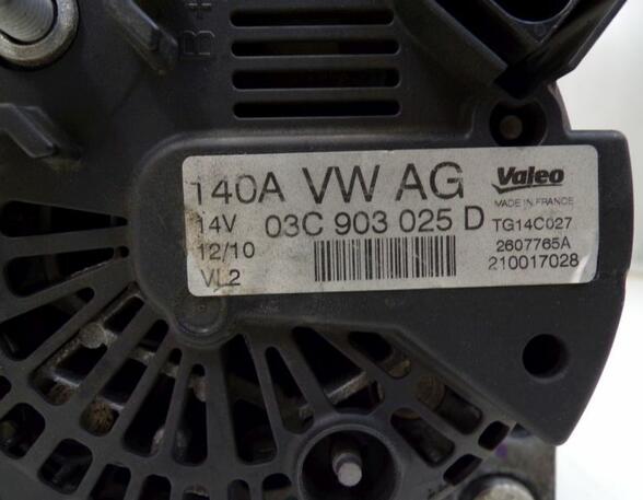 Dynamo (Alternator) VW Golf V (1K1), VW Golf VI (5K1)