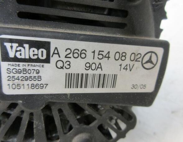 Alternator MERCEDES-BENZ A-CLASS (W169)