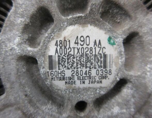 Dynamo (Alternator) FIAT FREEMONT (345_), DODGE JOURNEY