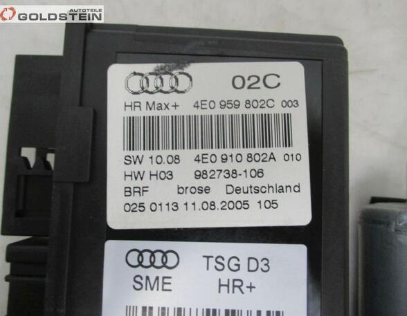 Motor Fensterheber Fensterhebermotor Hinten Rechts AUDI A8 (4E_) 4.2 TDI QUATTRO 240 KW