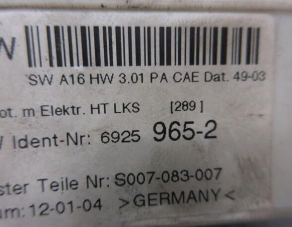 Motor Fensterheber Fensterhebermotor links hinten  BMW X3 (E83) 3.0D 150 KW