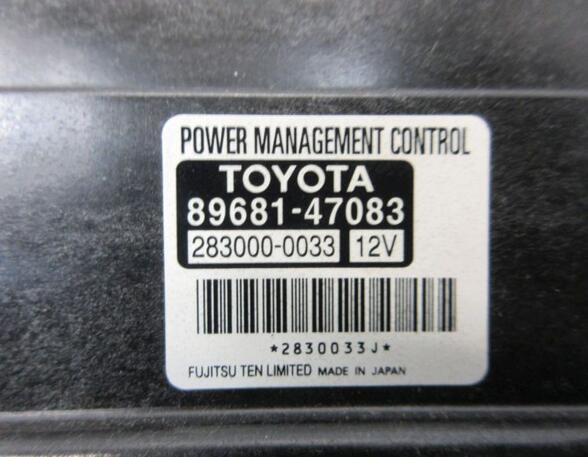 Control unit TOYOTA PRIUS (_W3_)