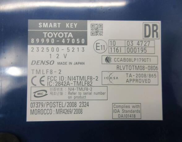 Control unit TOYOTA PRIUS (_W3_)