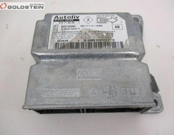 Airbag Control Unit PEUGEOT 308 I (4A, 4C)