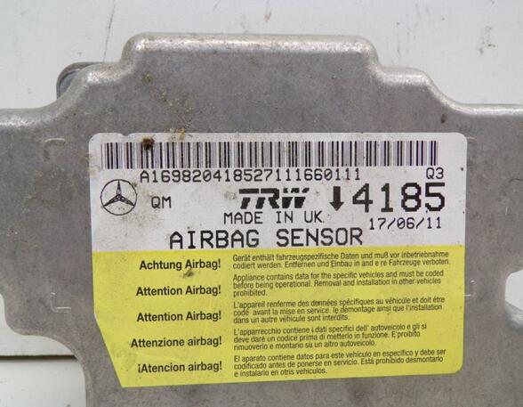 Steuergerät Airbag Airbagsteuergerät  MERCEDES-BENZ A-KLASSE (W169) A 180 CDI 80 KW