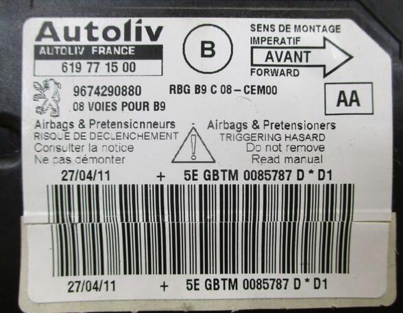 Control unit for Airbag PEUGEOT PARTNER TEPEE