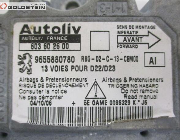 Control unit for Airbag PEUGEOT 407 (6D_)