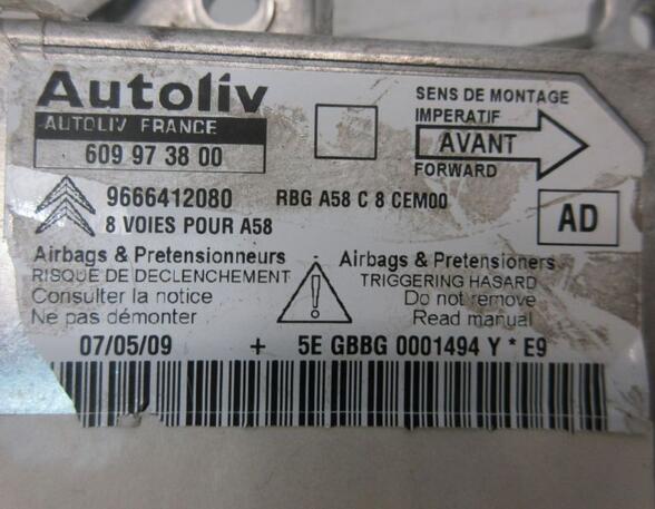 Control unit for Airbag CITROËN C3 PICASSO (SH_)