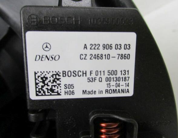 Interior Blower Motor MERCEDES-BENZ A-Klasse (W176)