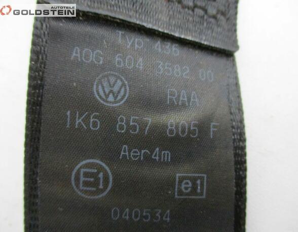 Safety Belts VW Golf V (1K1)