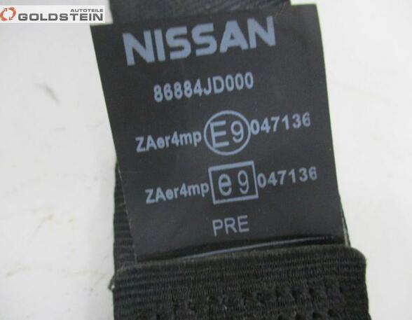 Safety Belts NISSAN Qashqai +2 I (J10, JJ10E, NJ10)