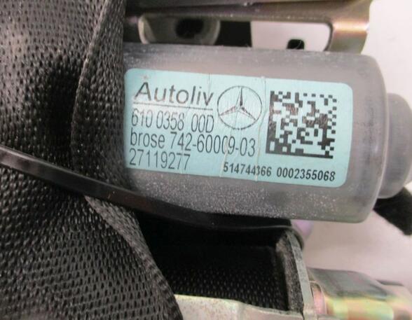 Safety Belts MERCEDES-BENZ E-Klasse Coupe (C207)