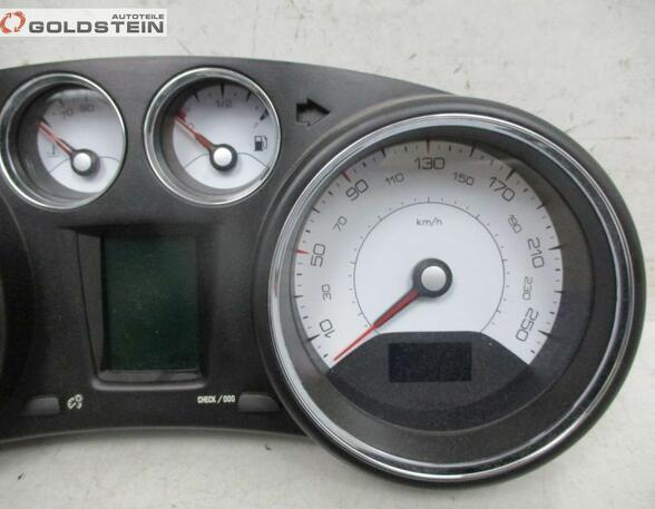 Tachometer Kombiinstrument KMH PEUGEOT 308 SW 1.6 HDI 80 KW