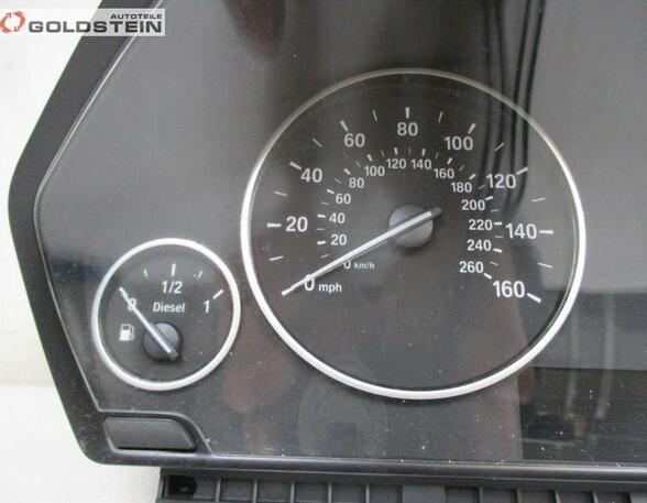 Tachometer Kombiinstrument KMH / MPH BMW 3 (F30) 320D 120 KW