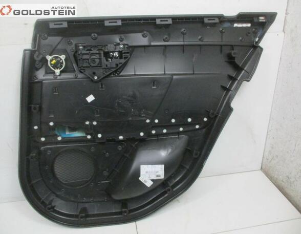 Türverkleidung links hinten Schwarz Leder JAGUAR XF (_J05_  CC9) 2.7 D 152 KW