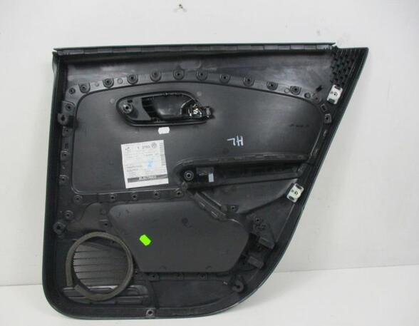 Türverkleidung links hinten Titanschwarz/Aluminium VW POLO (6R_) 1.6 TDI 66 KW