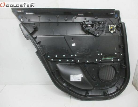 Türverkleidung rechts hinten Schwarz Leder JAGUAR XF (_J05_  CC9) 2.7 D 152 KW