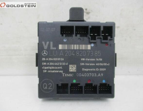 Door Closing Control Unit MERCEDES-BENZ C-Klasse (W204)