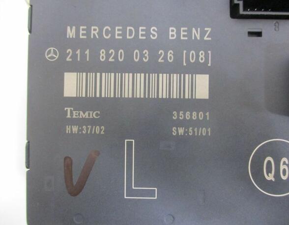 Door Closing Control Unit MERCEDES-BENZ E-Klasse (W211)