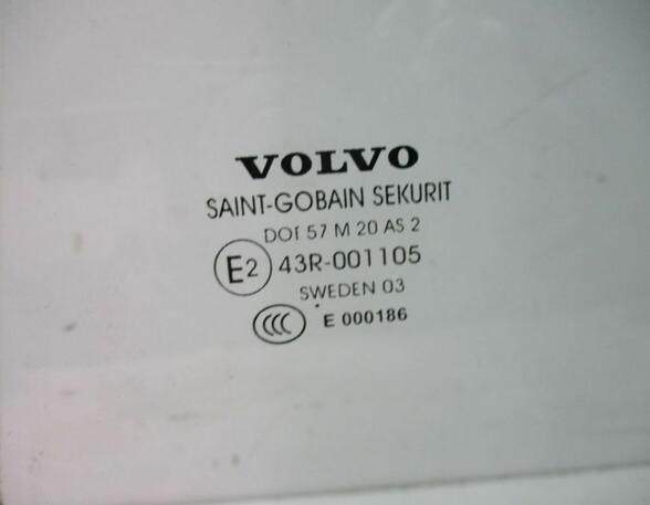 Seitenscheibe Fensterscheibe links hinten  VOLVO S60 I 2.4 CDI 85 KW