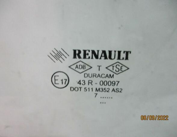 Seitenscheibe Fensterscheibe vorne rechts  RENAULT CLIO III (BR0/1  CR0/1) 1.2 16V 55 KW