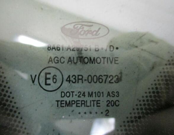 Side Window FORD Fiesta VI (CB1, CCN)