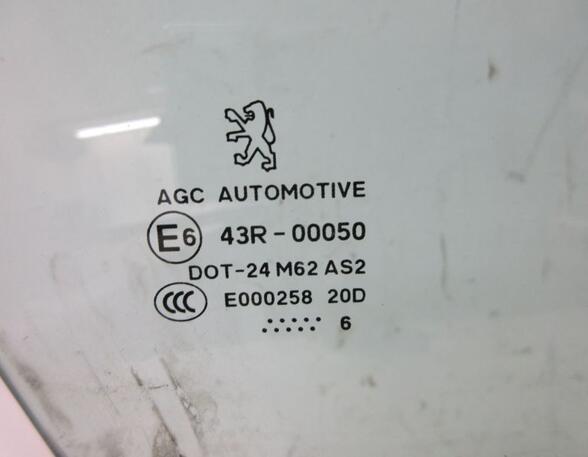 Seitenscheibe Fensterscheibe vorne rechts  PEUGEOT 307 CC (3B) 2.0 HDI 135 100 KW