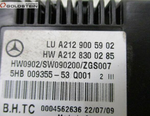 Air Conditioning Control Unit MERCEDES-BENZ E-Klasse (W212)