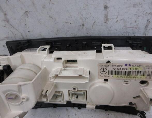 Air Conditioning Control Unit MERCEDES-BENZ A-Klasse (W169)