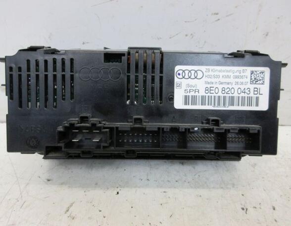 Air Conditioning Control Unit AUDI A4 (8EC, B7)